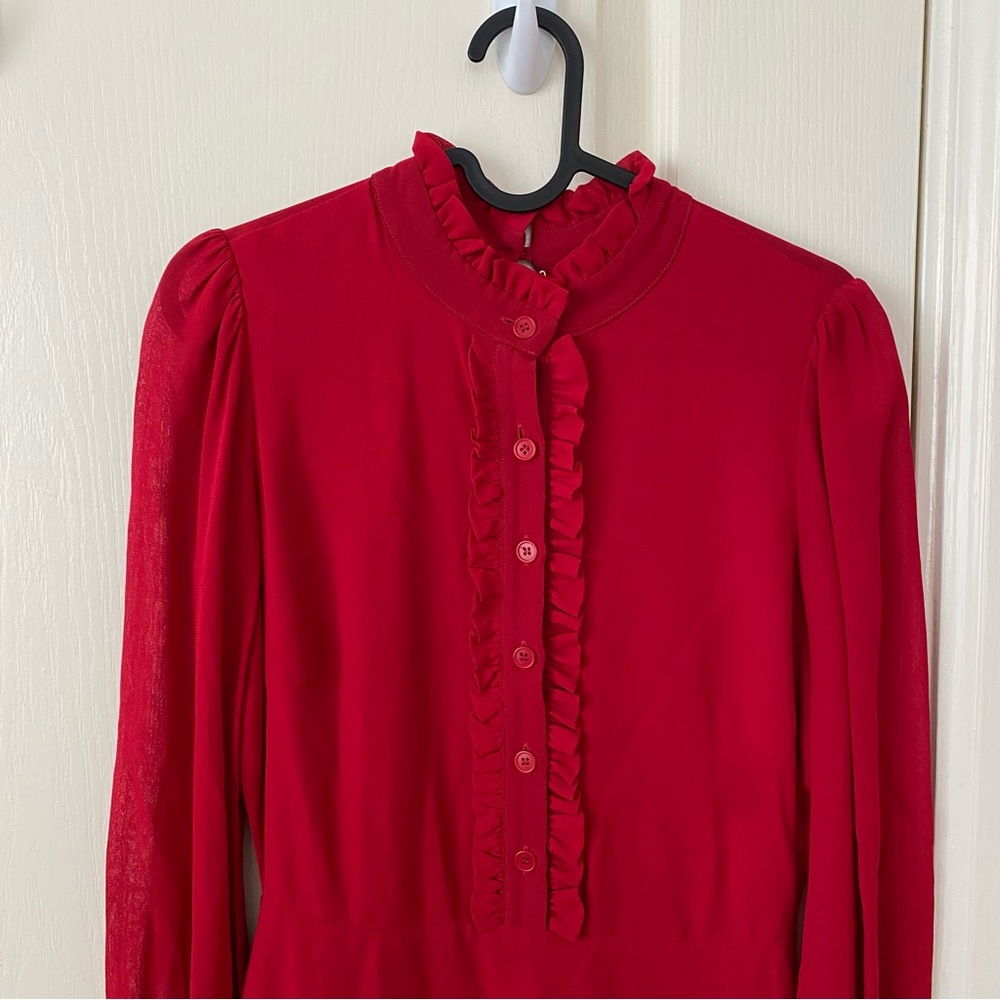 Reformation Red Mini Dress - Picture 5 of 15